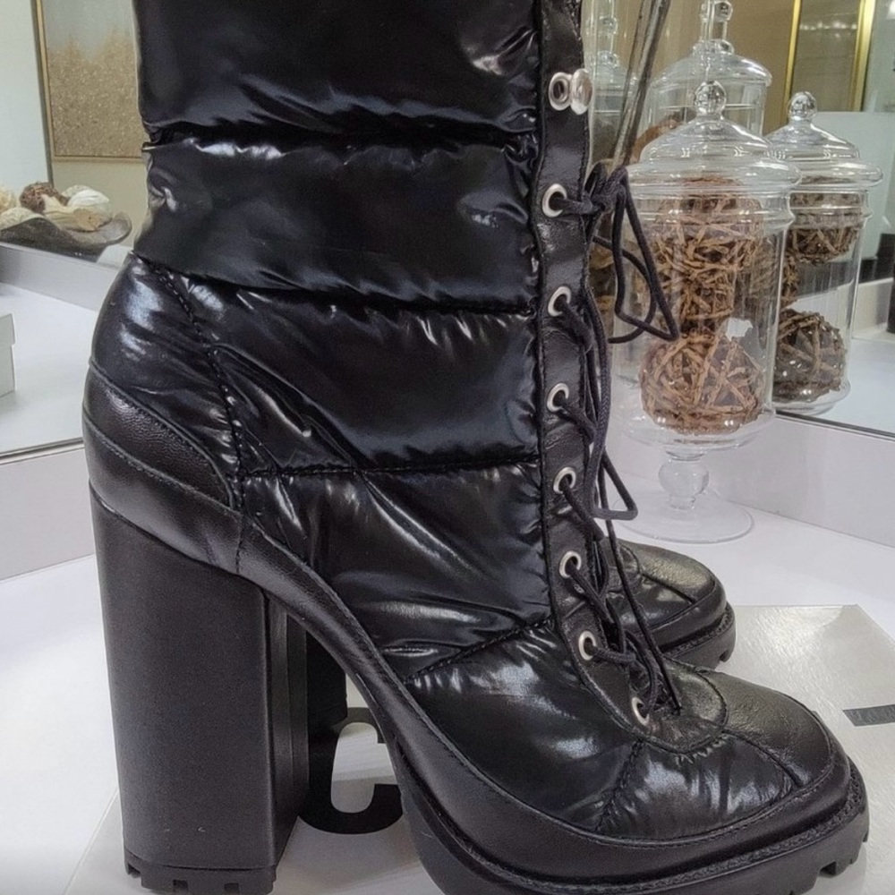 SCHUTZ ALENA QUILTED BOOTS